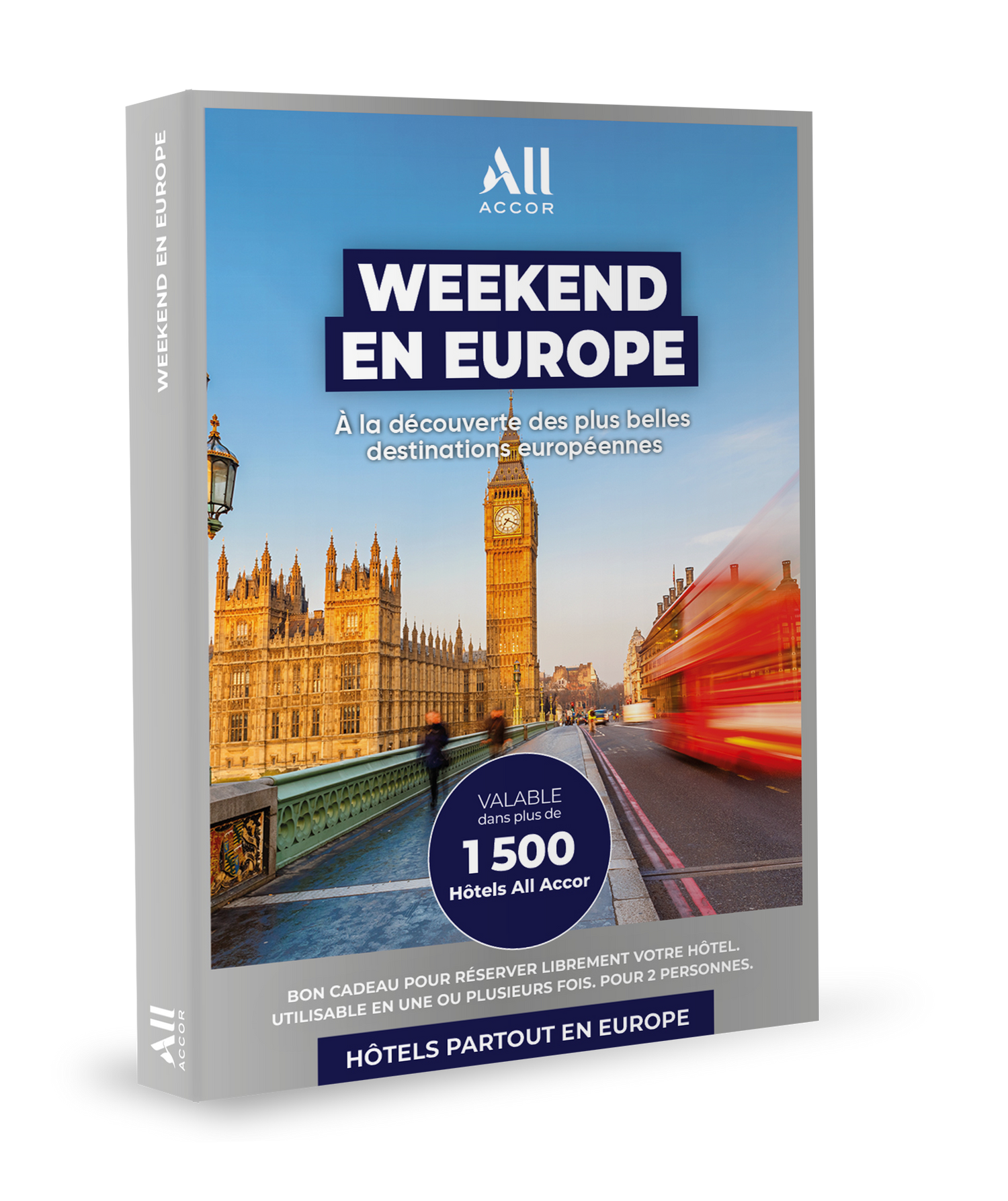 Coffret cadeau ALL ACCOR : Week-end en Europe