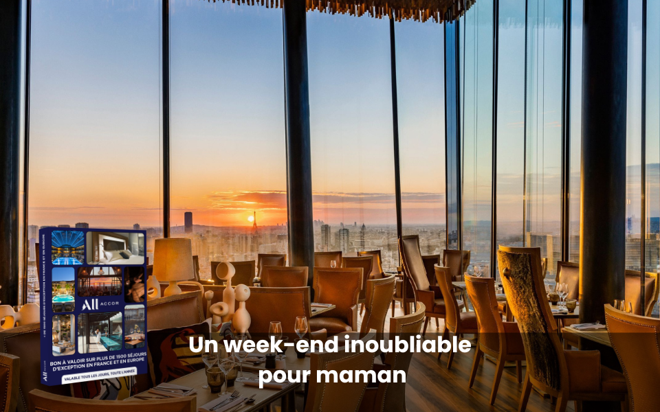 Coffret cadeau : Un weekend inoubliable pour Maman