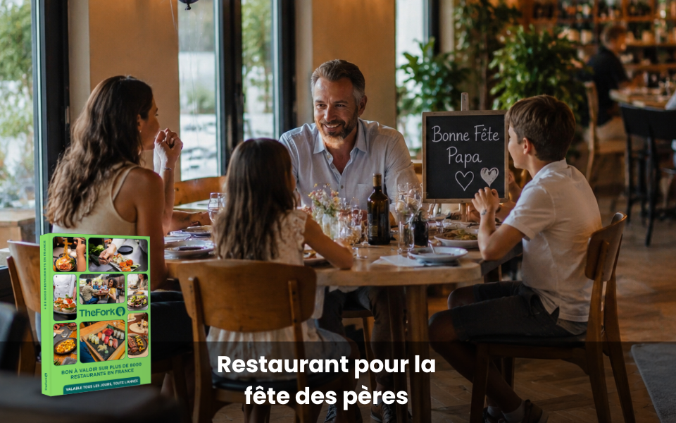 Coffret cadeau : Restaurant pour la fête des pères