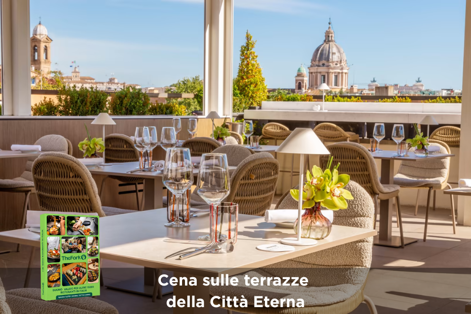 Cofanetto regalo: Cena sulle terrazze della Città Eterna