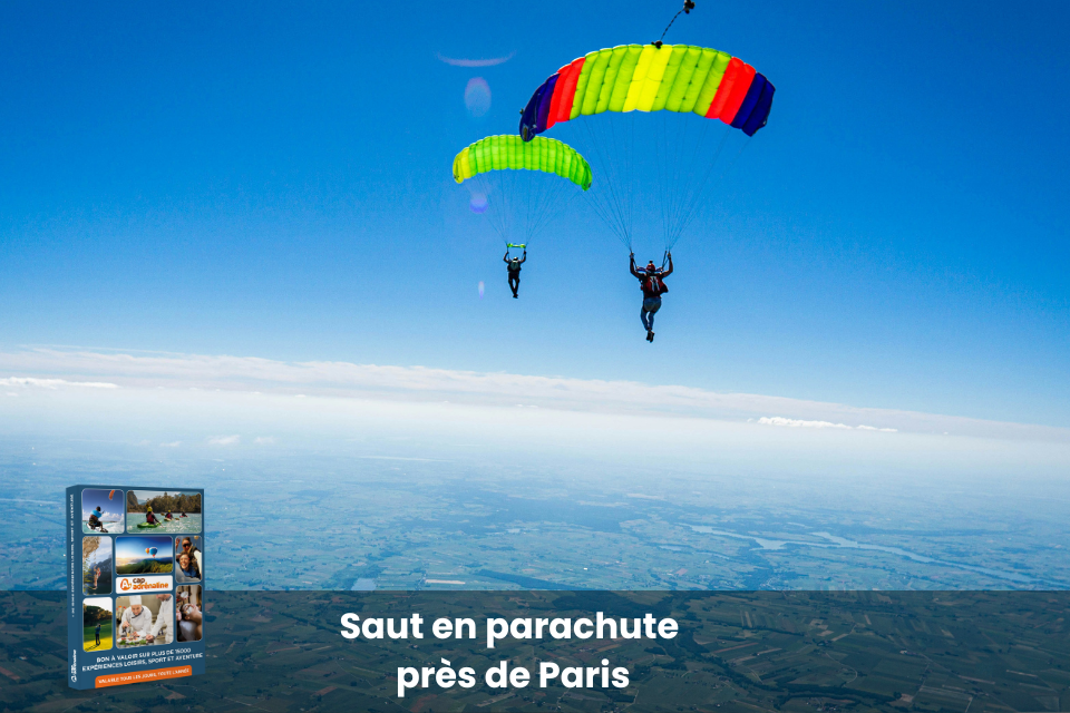 Coffret cadeau : Saut en parachute près de Paris