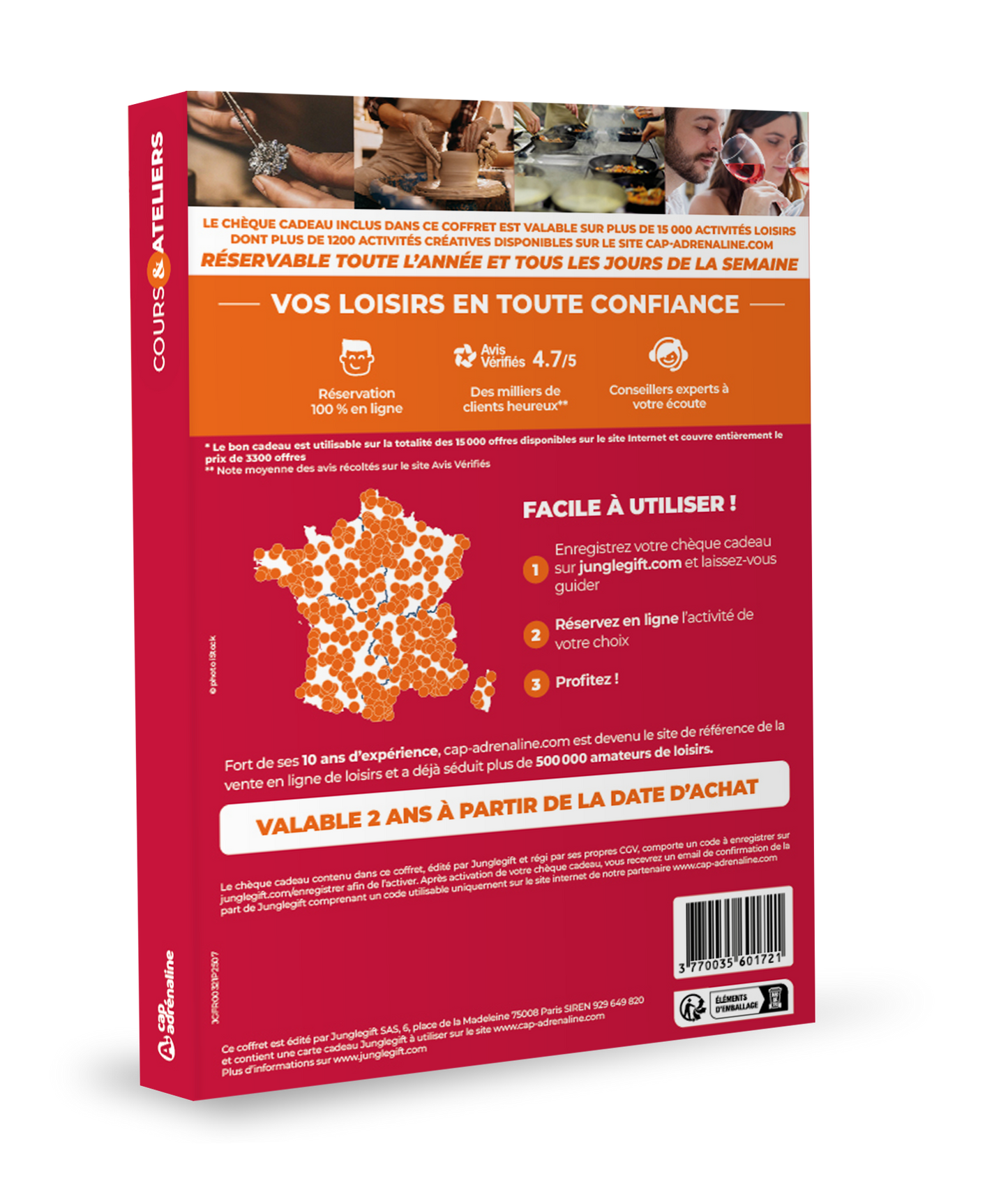 Coffret Cadeau : COURS & ATELIER