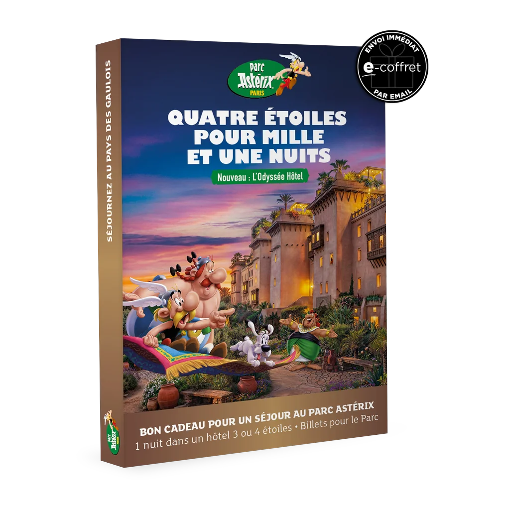 Coffret cadeau PARC ASTÉRIX : Un séjour en duo