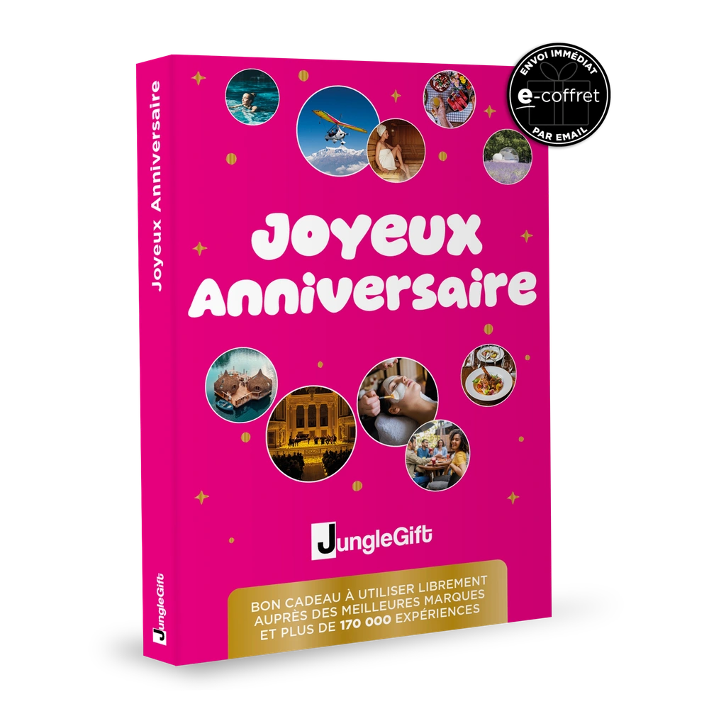 Coffret cadeau JUNGLEGIFT : Joyeux Anniversaire