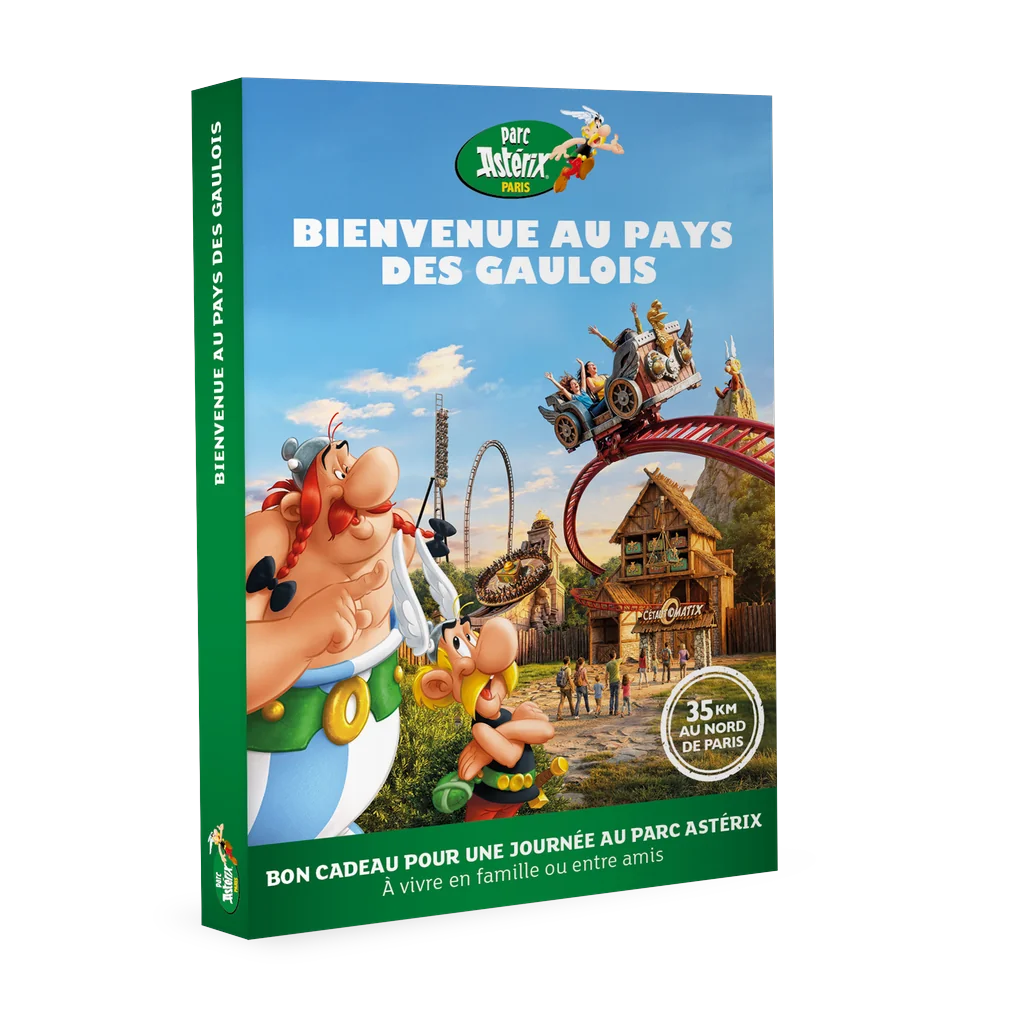 Coffret cadeau PARC ASTÉRIX : Une journée en duo