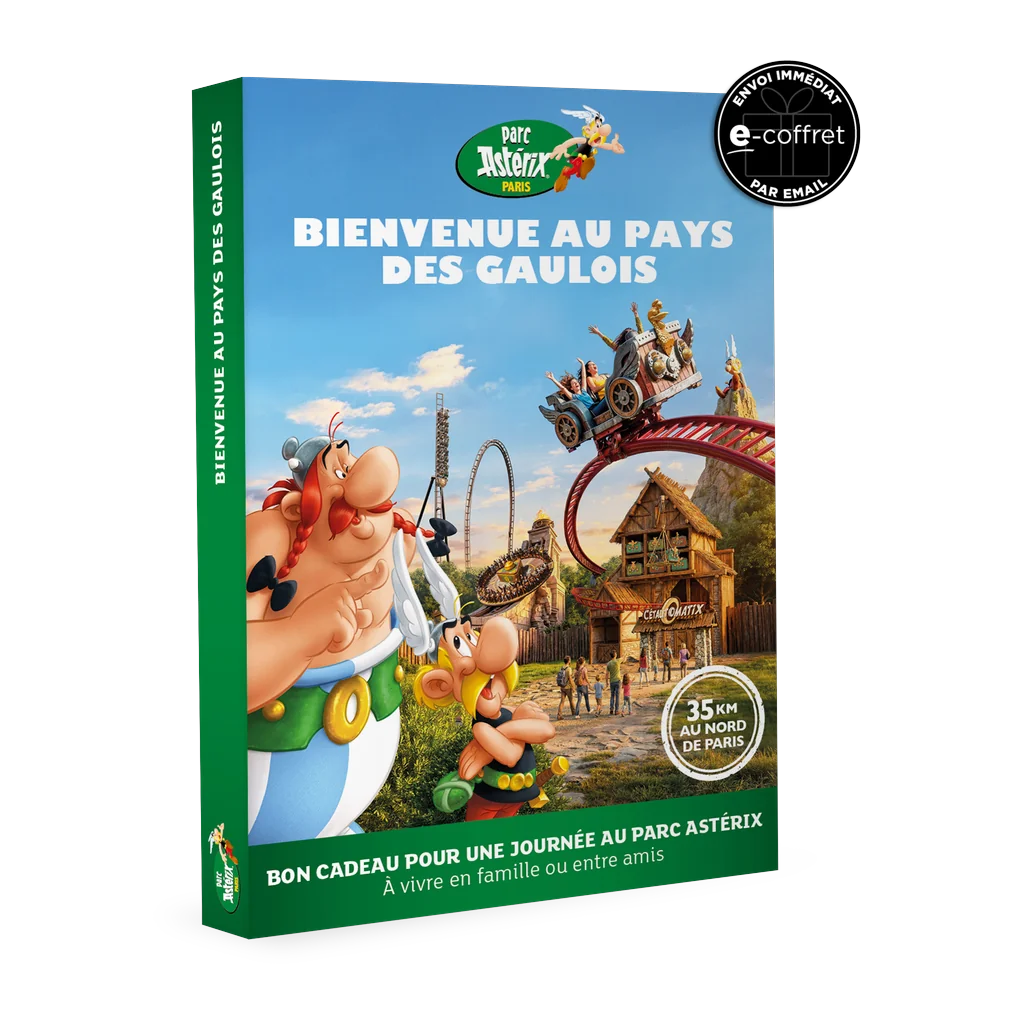 Coffret cadeau PARC ASTÉRIX : Une journée en duo