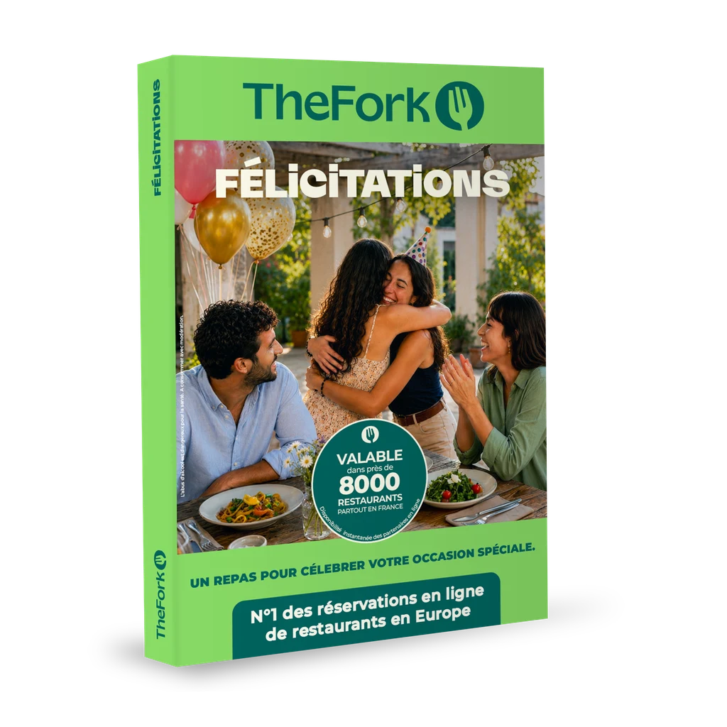 Coffret cadeau THEFORK: Félicitations !
